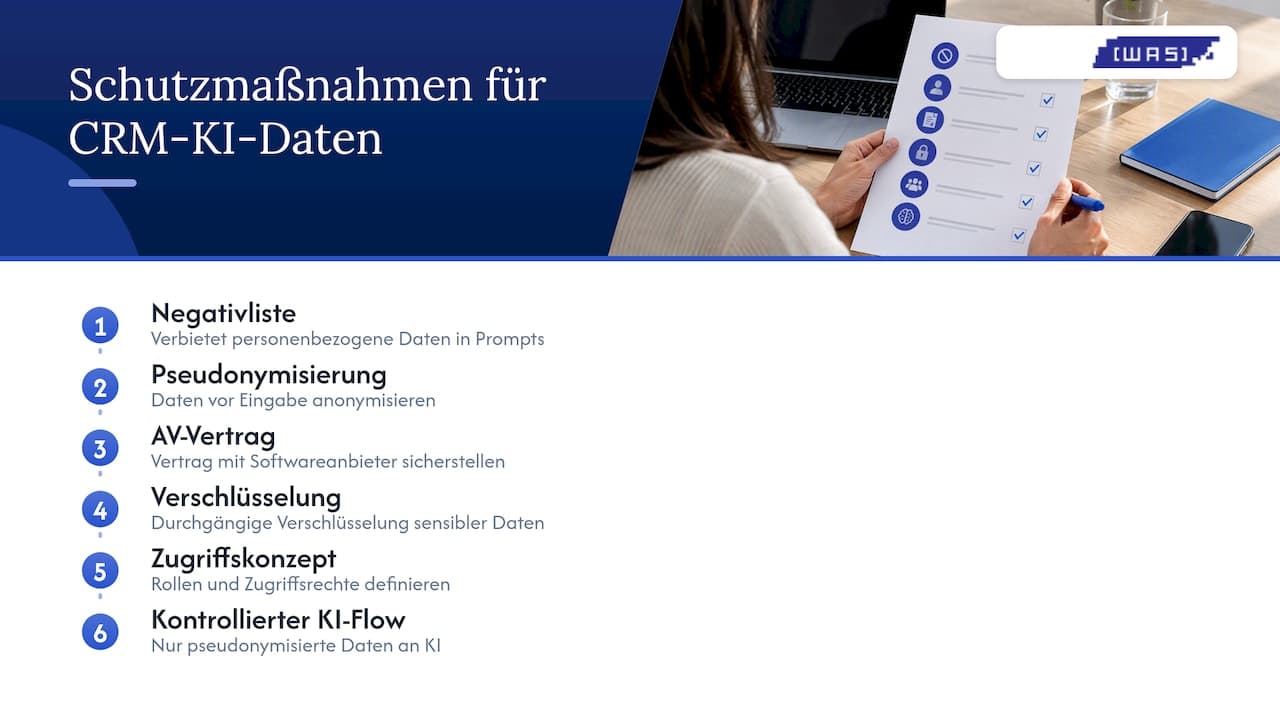 Drei Schutzmaßnahmen für KI-Daten im CRM